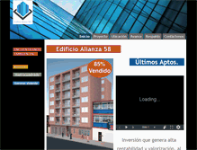 Tablet Screenshot of constructoraalianza.com